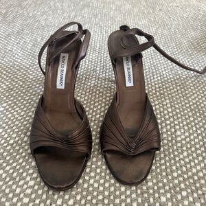 Vintage Manolo Blahnik Copper Heels
